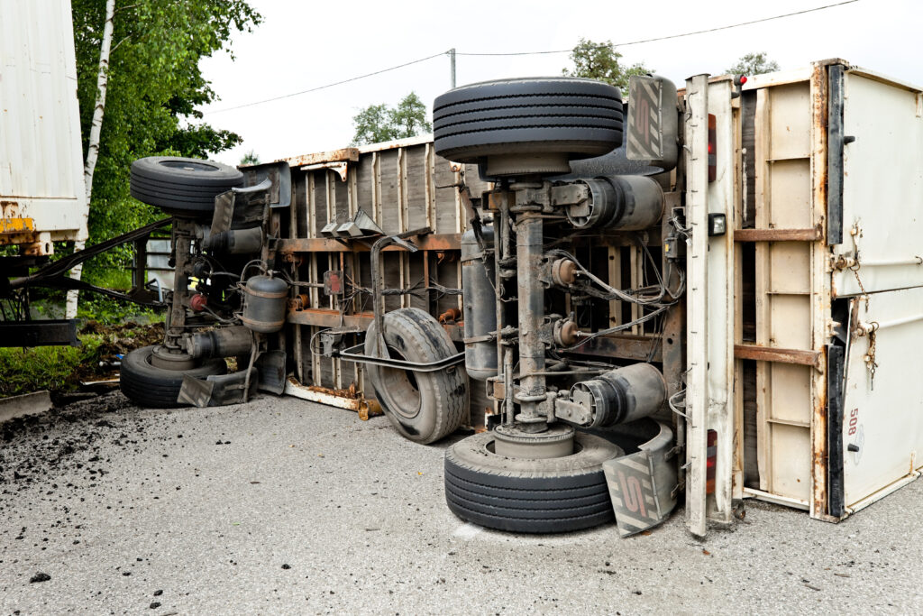 Car accident with truck